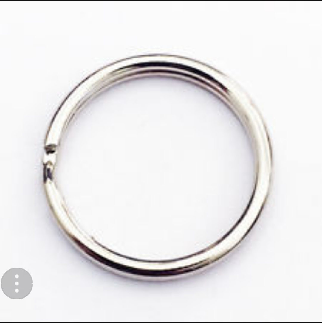 KEY CHAIN & LEATHER Belt Loop Key Holder Ring Keychain Keyring Keyfob  Detachable | eBay
